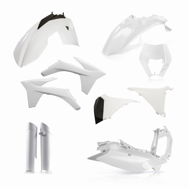 0016234.030 FULL PLASTIC KIT PER KTM 030 - Bianco KTM EXC 300 2012-2013 Acerbis