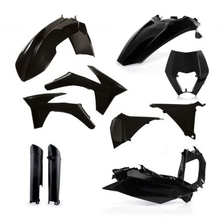 0016234.090 FULL PLASTIC KIT PER KTM 090 - Nero KTM EXC-F 520 2012-2013 Acerbis