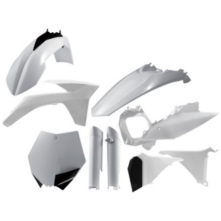 0015702.030 FULL PLASTIC KIT PER KTM 030 - Bianco KTM SX 150 2012 Acerbis