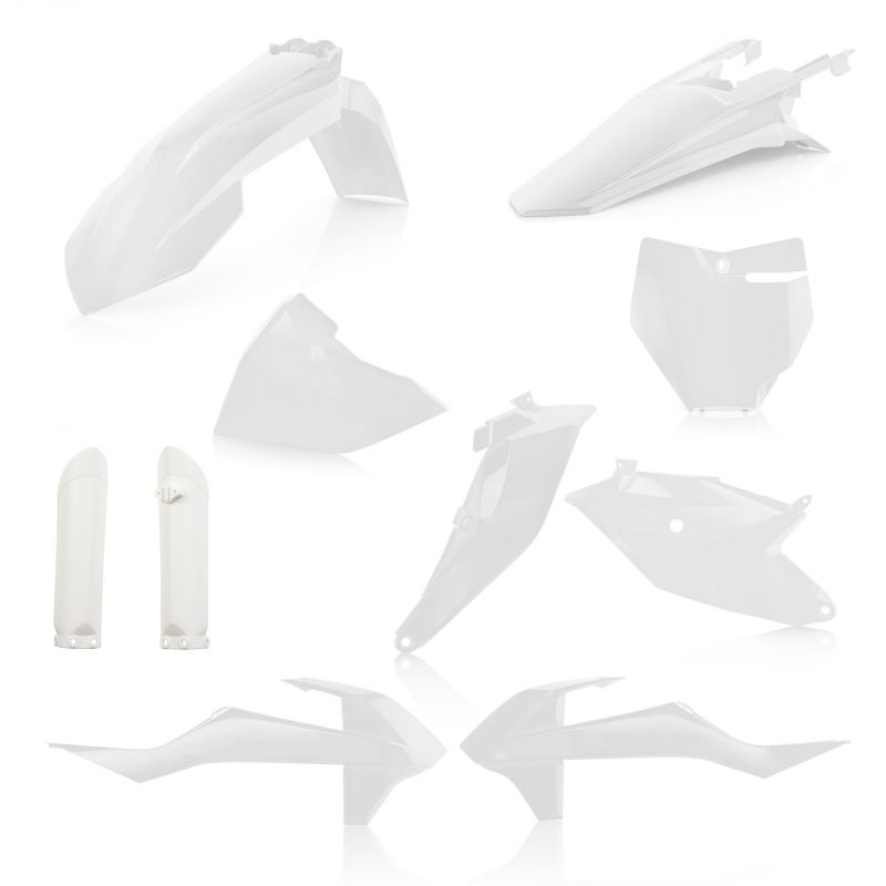 0022933.030 FULL PLASTIC KIT PER KTM 030 - Bianco KTM SX 85 2018-2024 Acerbis