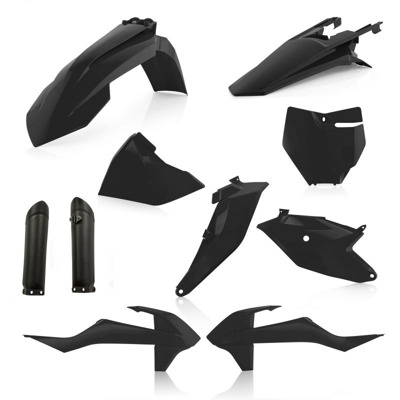 0022933.090 FULL PLASTIC KIT PER KTM 090 - Nero KTM SX 85 2018-2024 Acerbis