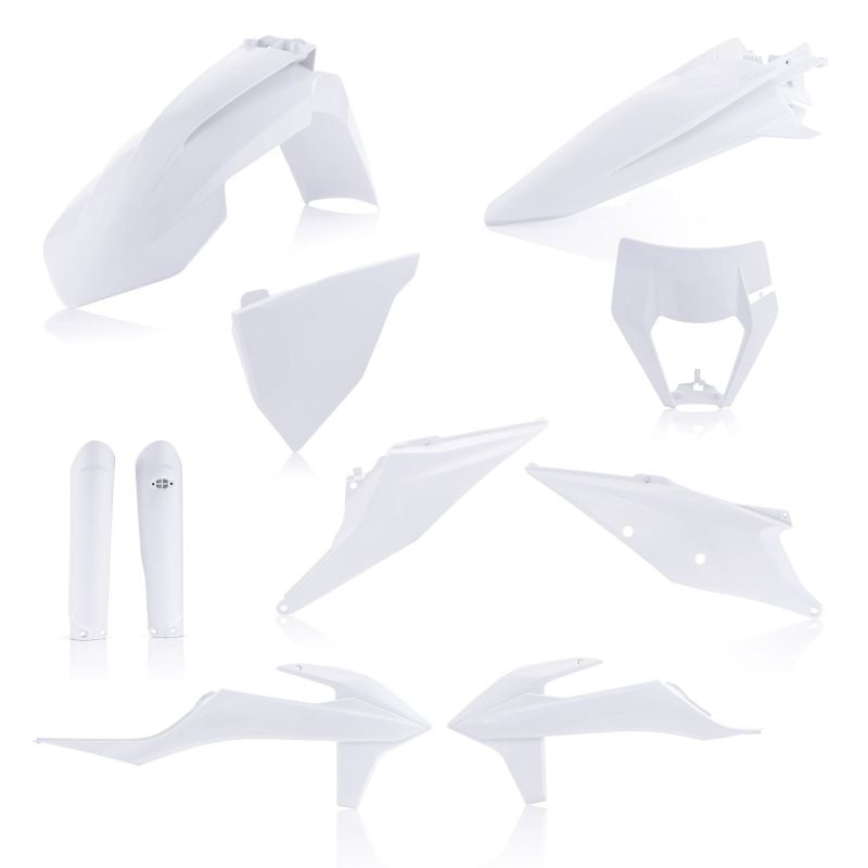0024054.031 FULL PLASTIC KIT PER KTM 031 - Bianco 2 KTM XC-W 300 TPI 2020-2023 Acerbis