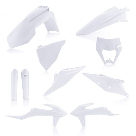 0024054.031 FULL PLASTIC KIT PER KTM 031 - Bianco 2 KTM XCF-W 350 2020-2023 Acerbis