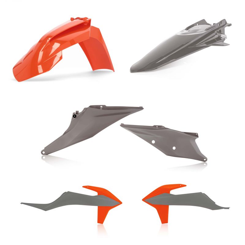 0024053.799 PLASTIC KIT 799 - Grey/orange KTM EXC-F 250 2020-2023 Acerbis