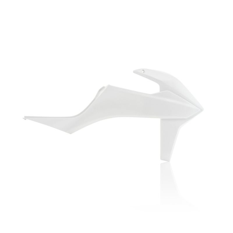 SPOILER RADIATORE 030 - Bianco KTM XC 125 2020-2022