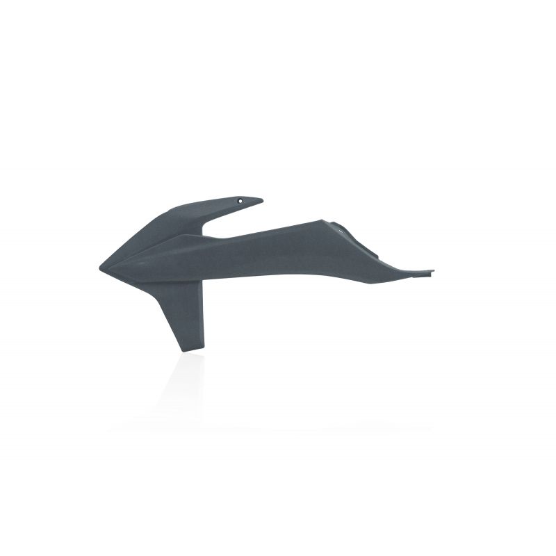 0023500.072 SPOILER RADIATORE 072 - grigio metallico KTM XC 300 2019 Acerbis