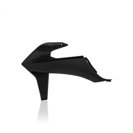 0023500.090 SPOILER RADIATORE 090 - Nero KTM XCF-W 500 2020-2023 Acerbis