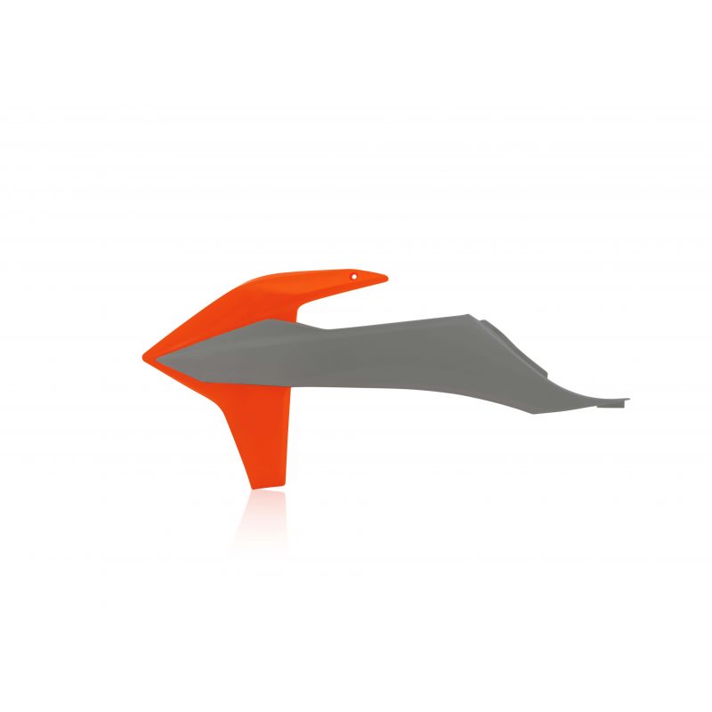 0023500.799 SPOILER RADIATORE 799 - Grey/orange KTM XC 300 2019 Acerbis