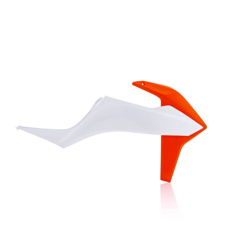 SPOILER RADIATORE 485 - Bianco 2/Arancio KTM XCF-W 450 2023