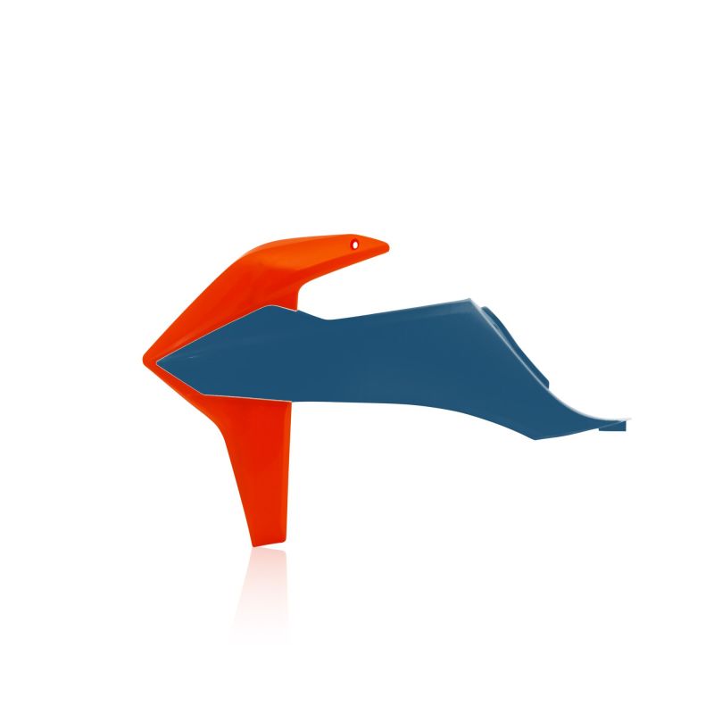 0023500.243 SPOILER RADIATORE 243 - Blu/Arancio KTM XC-W 150 TPI 2020-2023 Acerbis