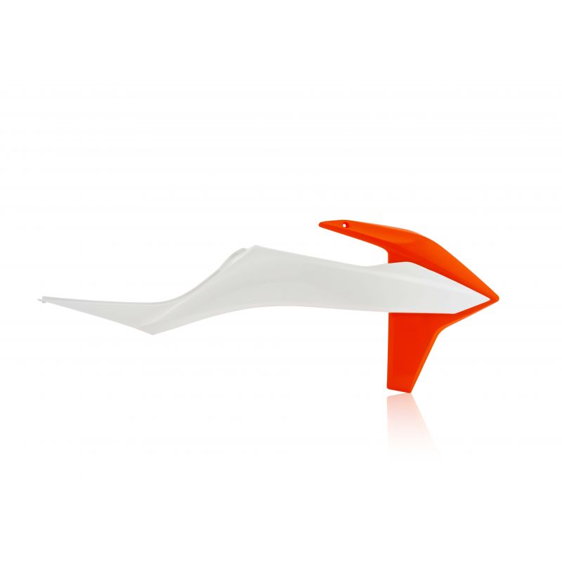 SPOILER RADIATORE 229 - Bianco/Arancio KTM XCF-W 500 2020-2023