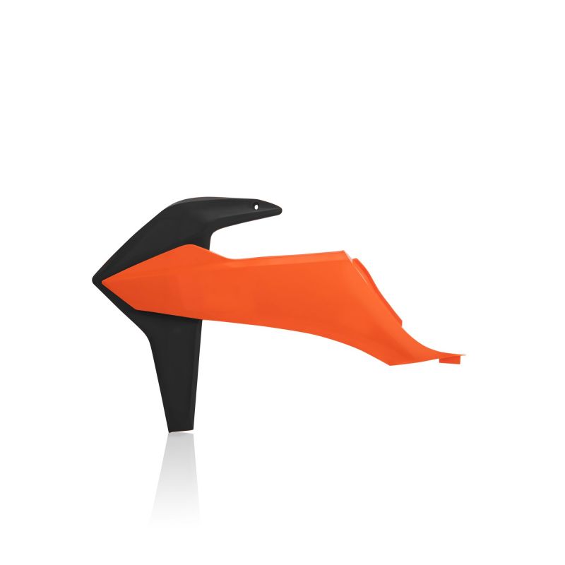 0023500.209 SPOILER RADIATORE 209 - Arancio/Nero KTM XC 250 2019-2024 Acerbis