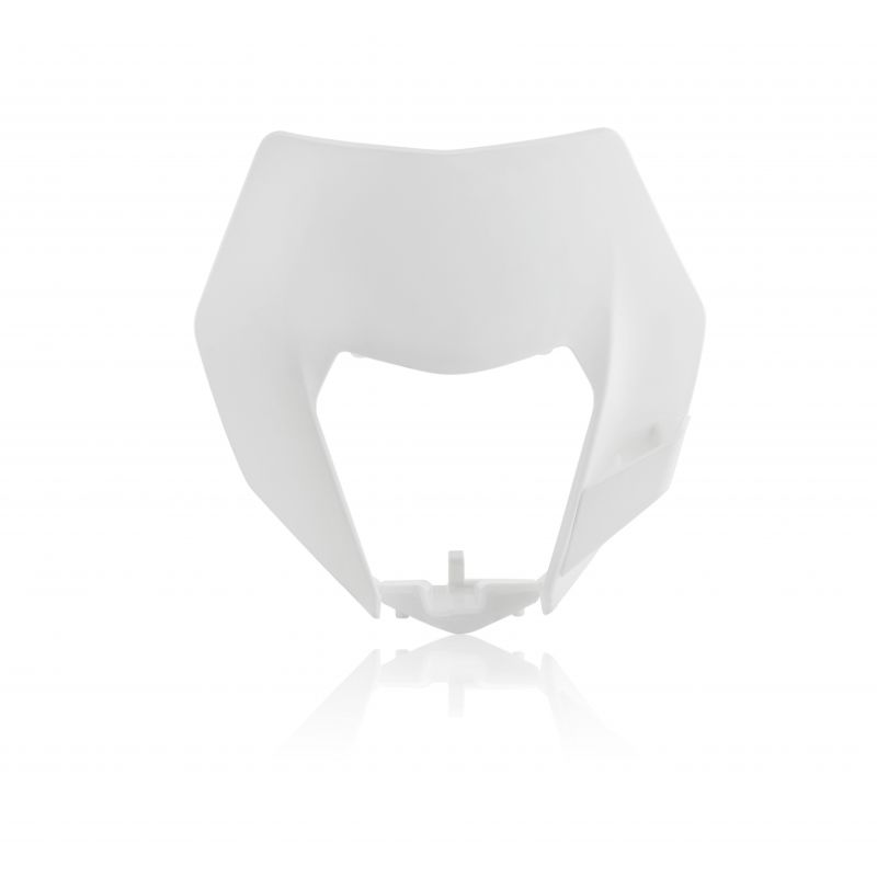 0023562.030 MASCHERINA PORTAFARO 030 - Bianco KTM EXC 300 2014-2016 Acerbis
