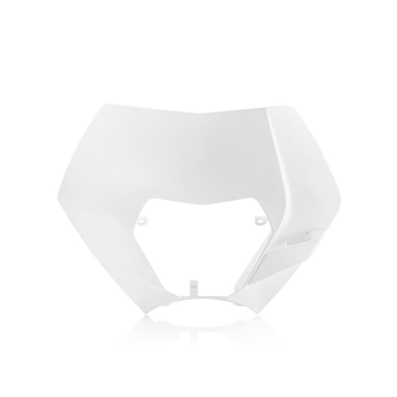 0023561.030 MASCHERINA PORTAFARO 030 - Bianco KTM EXC 300 2008-2013 Acerbis