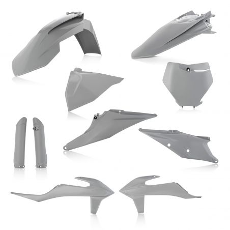 0023479.070 FULL PLASTIC KIT PER KTM 070 - Grigio KTM SX 125 2019-2022 Acerbis