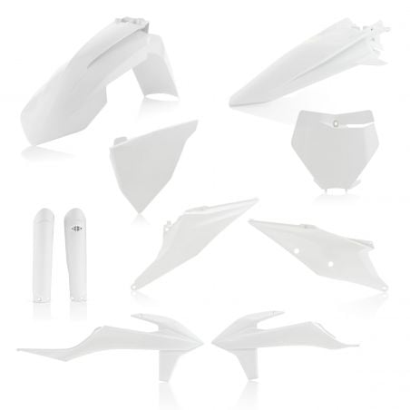 0023479.030 FULL PLASTIC KIT PER KTM 030 - Bianco KTM XC-F 250 2019-2022 Acerbis