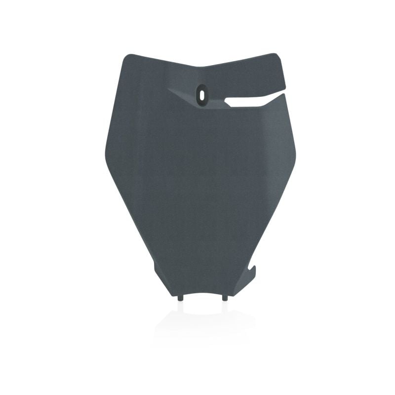 0023496.072 TABELLA PORTANUMERO ANTERIORE 072 - grigio metallico KTM SX-F 250 2019-2022 Acerbis