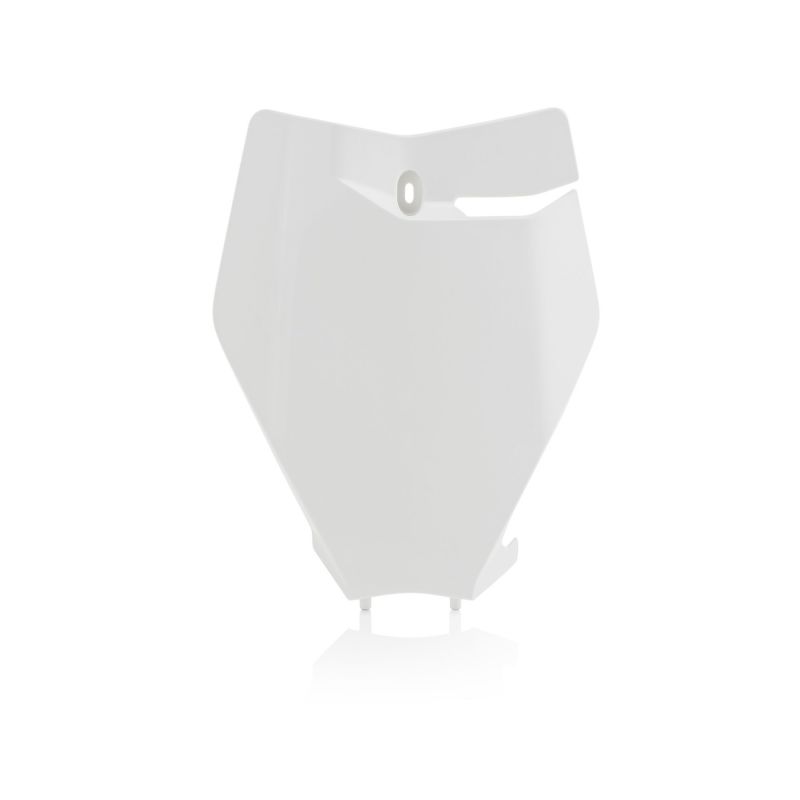 0023496.030 TABELLA PORTANUMERO ANTERIORE 030 - Bianco KTM SX 125 2019-2022 Acerbis
