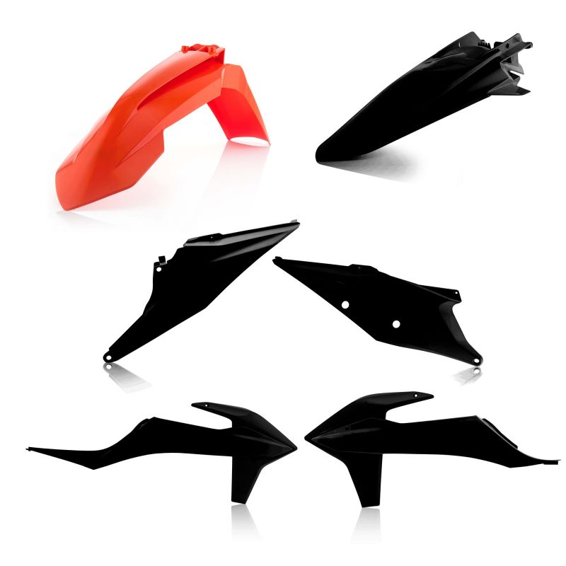 0023480.313 PLASTIC KIT 313 - Nero/Arancio KTM SX-F 350 2019-2022 Acerbis