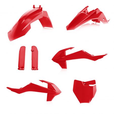 0023593.110 FULL PLASTIC KIT PER KTM 110 - Rosso KTM SX 65 2019-2023 Acerbis