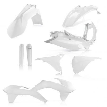 0021811.030 FULL PLASTIC KIT PER KTM 030 - Bianco KTM EXC-F 250 2016 Acerbis