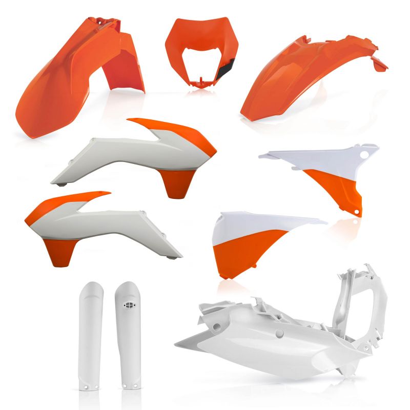 0021811.553 FULL PLASTIC KIT PER KTM 553 - Originale KTM EXC-F 350 2016 Acerbis