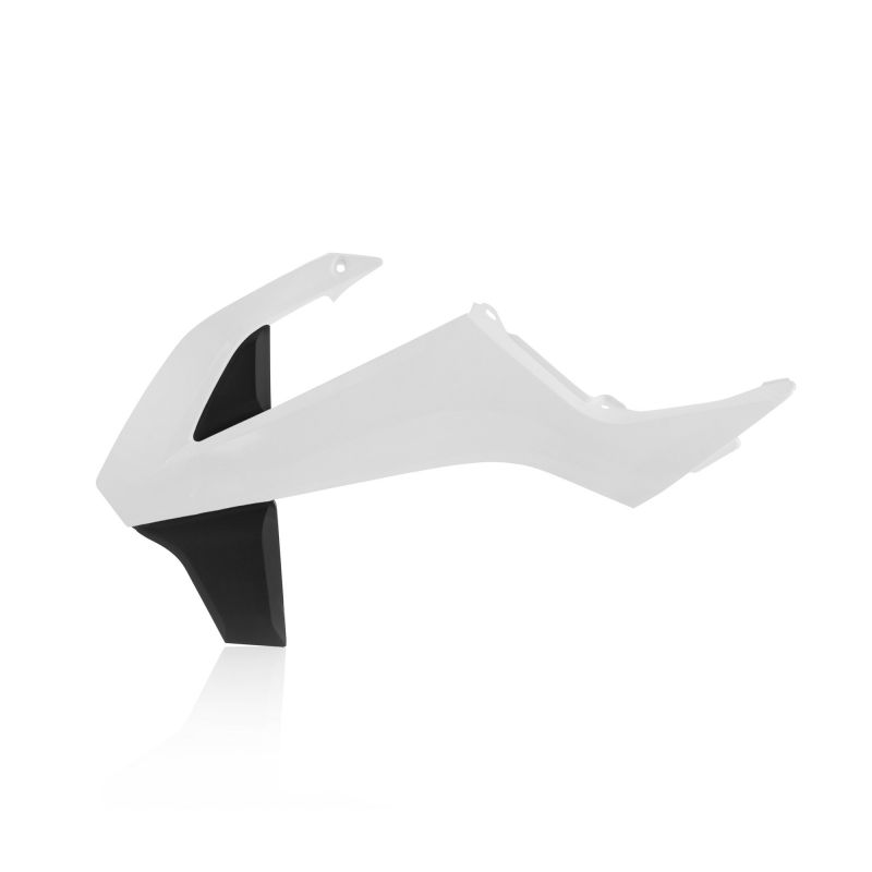0021814.237 SPOILER RADIATORI 237 - Bianco/Nero KTM SX 65 2016-2023 Acerbis