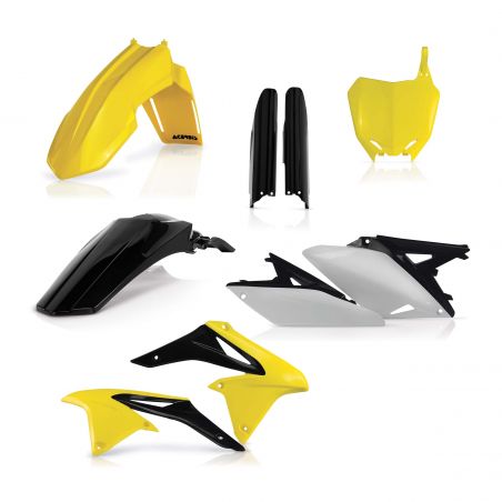 0013984.553.013 FULL PLASTIC KIT PER SUZUKI 553.013 - Replica 013 SUZUKI RM-Z 250 2010-2018 Acerbis