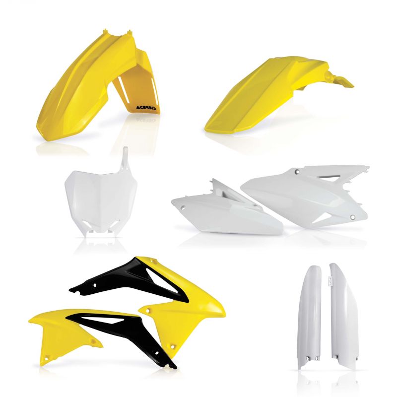 0013982.553.011 FULL PLASTIC KIT PER SUZUKI 553.011 - Replica 011 SUZUKI RM-Z 450 2008-2017 Acerbis