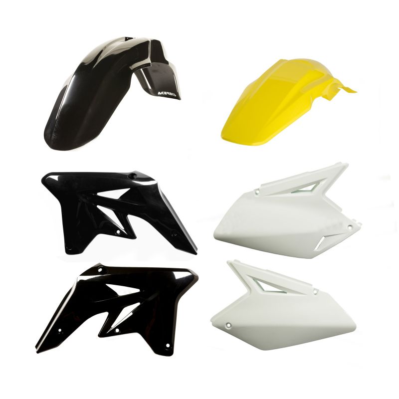 0010293.318 KIT PLASTICHE 318 - Nero/Giallo SUZUKI RM-Z 250 2007-2009 Acerbis
