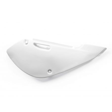 0003866.030 PORTANUMERO LATERALI 030 - Bianco KAWASAKI KX 65 2000-2024 Acerbis