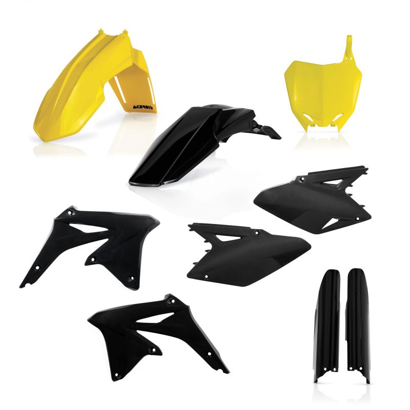 0013982.279 FULL PLASTIC KIT PER SUZUKI 279 - Giallo/Nero SUZUKI RM-Z 450 2008-2017 Acerbis