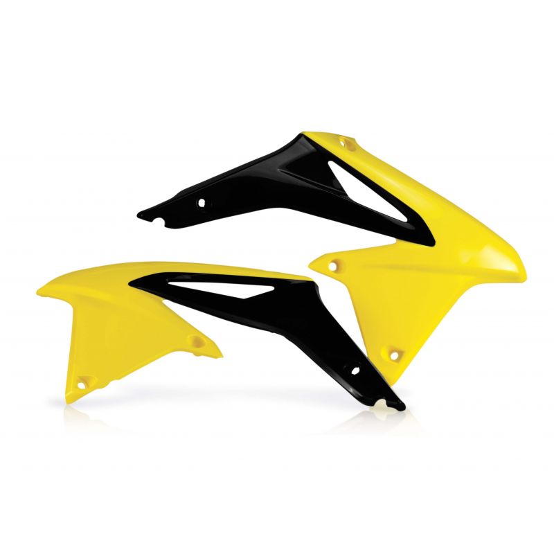 0011645.279 SPOILER RADIATORI 279 - Giallo/Nero SUZUKI RMZX 2010 Acerbis