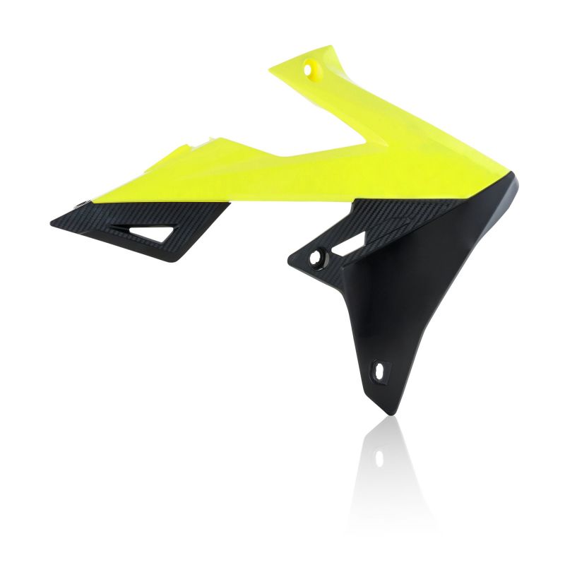 SPOILER RADIATORI 443 - Giallo fluo/Nero SUZUKI RM-Z 450 2018-2024