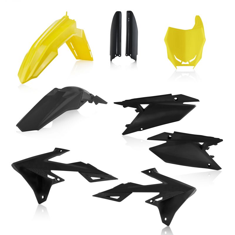 0023067.279 FULL PLASTIC KIT PER SUZUKI 279 - Giallo/Nero SUZUKI RM-Z 250 2019-2024 Acerbis