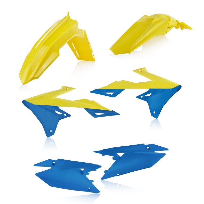 0023624.274 PLASTIC KIT 274 - Giallo/Blu Acerbis