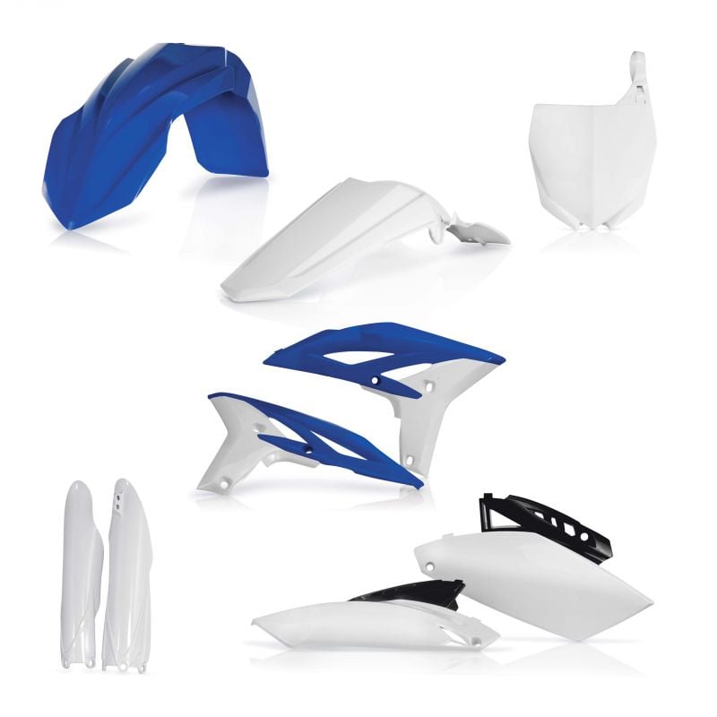 0013983.553.042 FULL PLASTIC KIT PER YAMAHA 553.042 - Replica 42 YAMAHA YZ 250 F 2010-2013 Acerbis