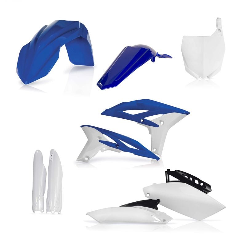 0013983.553.041 FULL PLASTIC KIT PER YAMAHA 553.041 - Replica 41 YAMAHA YZ 250 F 2010-2013 Acerbis