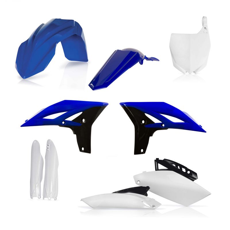0013983.553.040 FULL PLASTIC KIT PER YAMAHA 553.040 - Replica 40 YAMAHA YZ 250 F 2010-2013 Acerbis