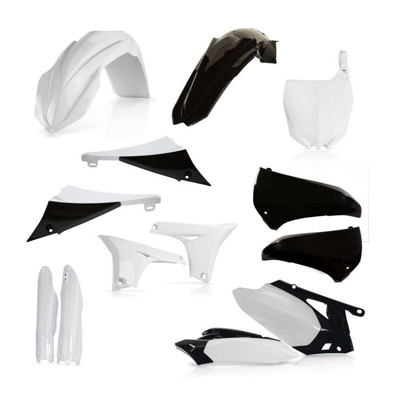 0013980.553.031 FULL PLASTIC KIT PER YAMAHA 553.031 - Replica 31 YAMAHA YZ 450 F 2010-2013 Acerbis