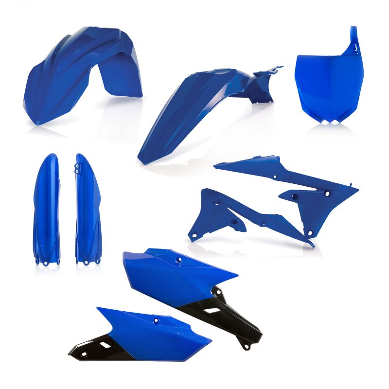0017563.040 FULL PLASTIC KIT PER YAMAHA 040 - Blu YAMAHA YZ 450 F 2014-2017 Acerbis