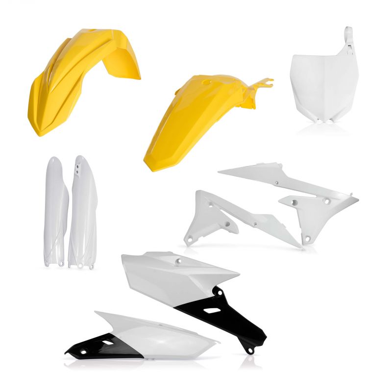0017563.060 FULL PLASTIC KIT PER YAMAHA 060 - Giallo YAMAHA YZ 450 F 2014-2017 Acerbis