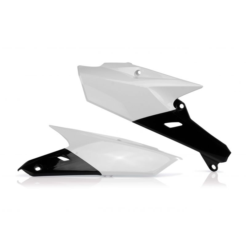0017558.237 PORTANUMERO LATERALI 237 - Bianco/Nero YAMAHA YZ 450 F 2014-2017 Acerbis