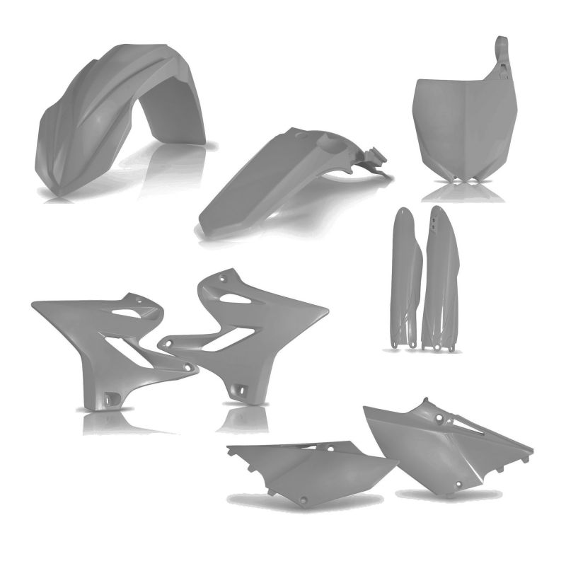 0017875.070 FULL PLASTIC KIT PER YAMAHA 070 - Grigio YAMAHA WR 250 2T 2015-2021 Acerbis