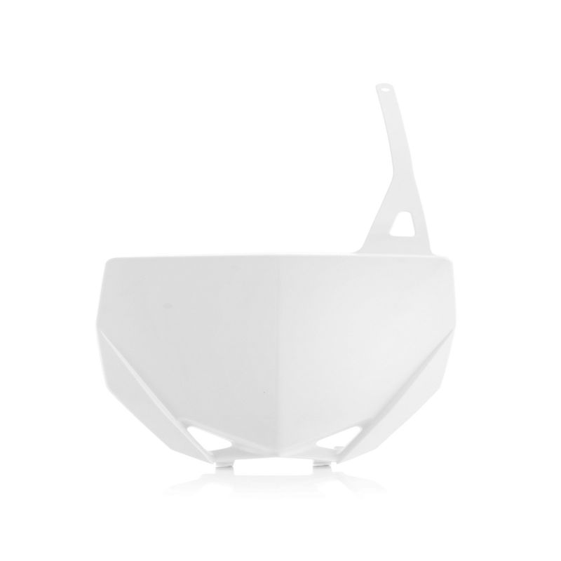 0017902.030 TABELLA PORTANUMERO ANTERIORE 030 - Bianco YAMAHA YZ 85 2015-2024 Acerbis