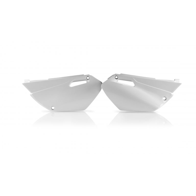 0003691.030 PORTANUMERO LATERALI 030 - Bianco YAMAHA YZ 85 2002-2014 Acerbis