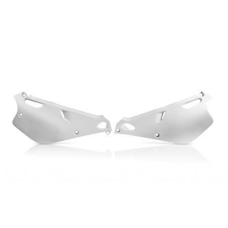 0003852.030 PORTANUMERO LATERALI 030 - Bianco YAMAHA YZ 80 1995-2001 Acerbis