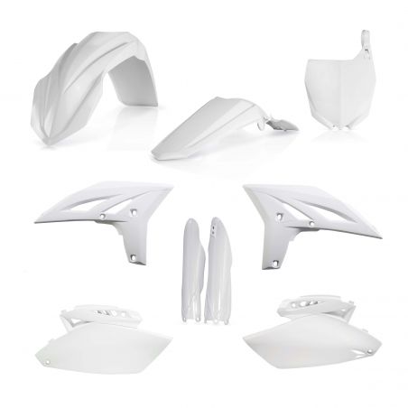 0013983.030 FULL PLASTIC KIT PER YAMAHA 030 - Bianco YAMAHA YZ 250 F 2010-2013 Acerbis