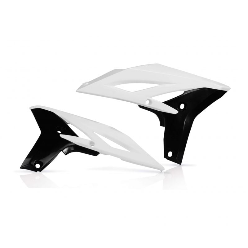 0013760.237 SPOILER RADIATORI 237 - Bianco/Nero YAMAHA WR 250 F 2012-2014 Acerbis