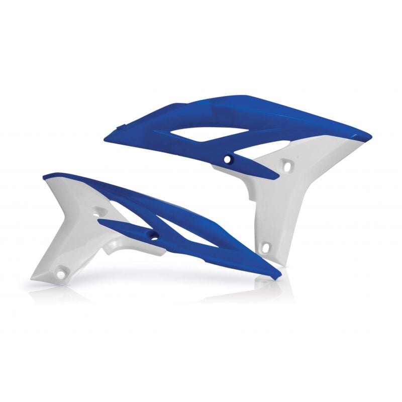 0013760.245 SPOILER RADIATORI 245 - Blu/Bianco YAMAHA WR 250 F 2012-2014 Acerbis